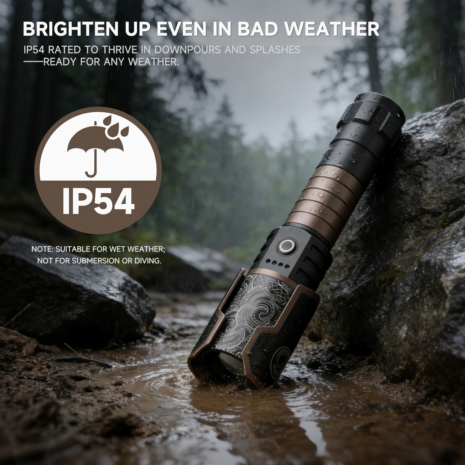 SkyFire 2025 Ultra-Bright High-Power Flashlight