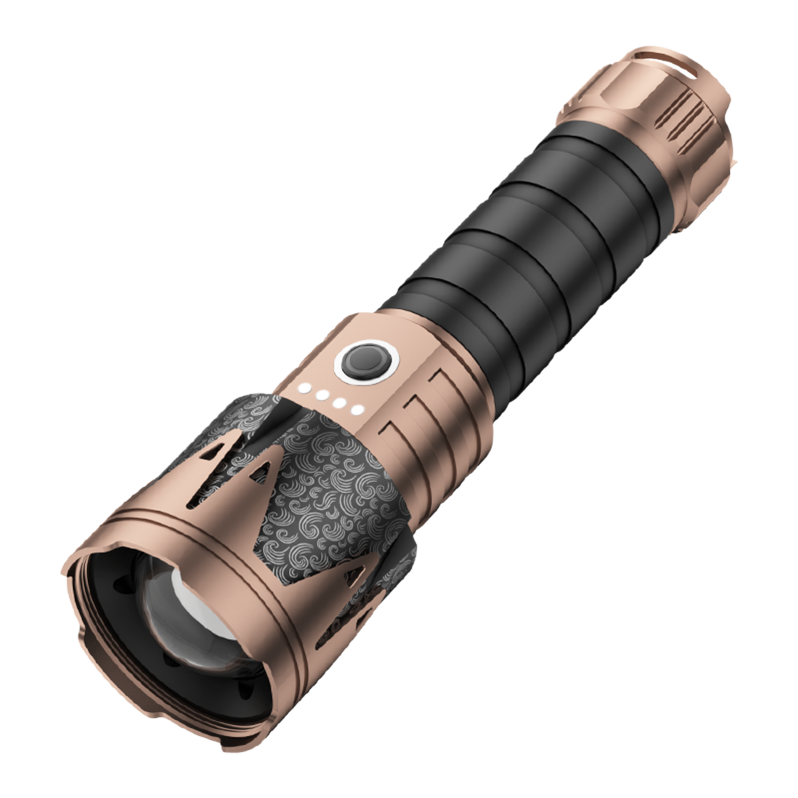 1800 lumens rechargeable flashlight UltraFire T6 High Beam Tactical LED - Hunting - 550m Beam Distance Powered by an included 3400mAh 18650 li SKYFIRE 2000J Rechargeable Tactical Flashlight