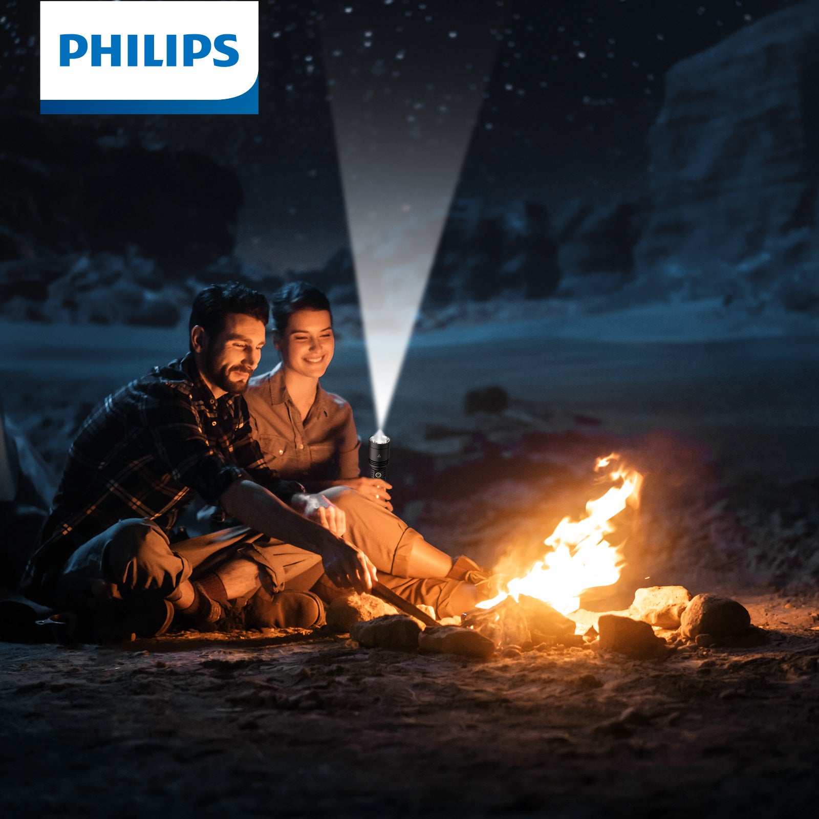 PHILIPS 5158 FLASHLIGHT CampingLight & Fire-Starting