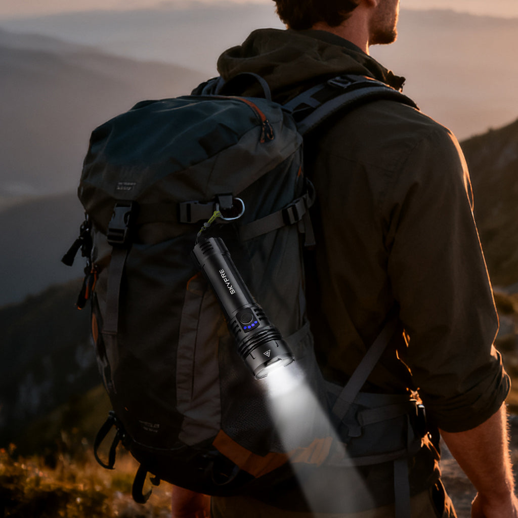 SkyFire® 1376 Upgraded High-Power Flashlight