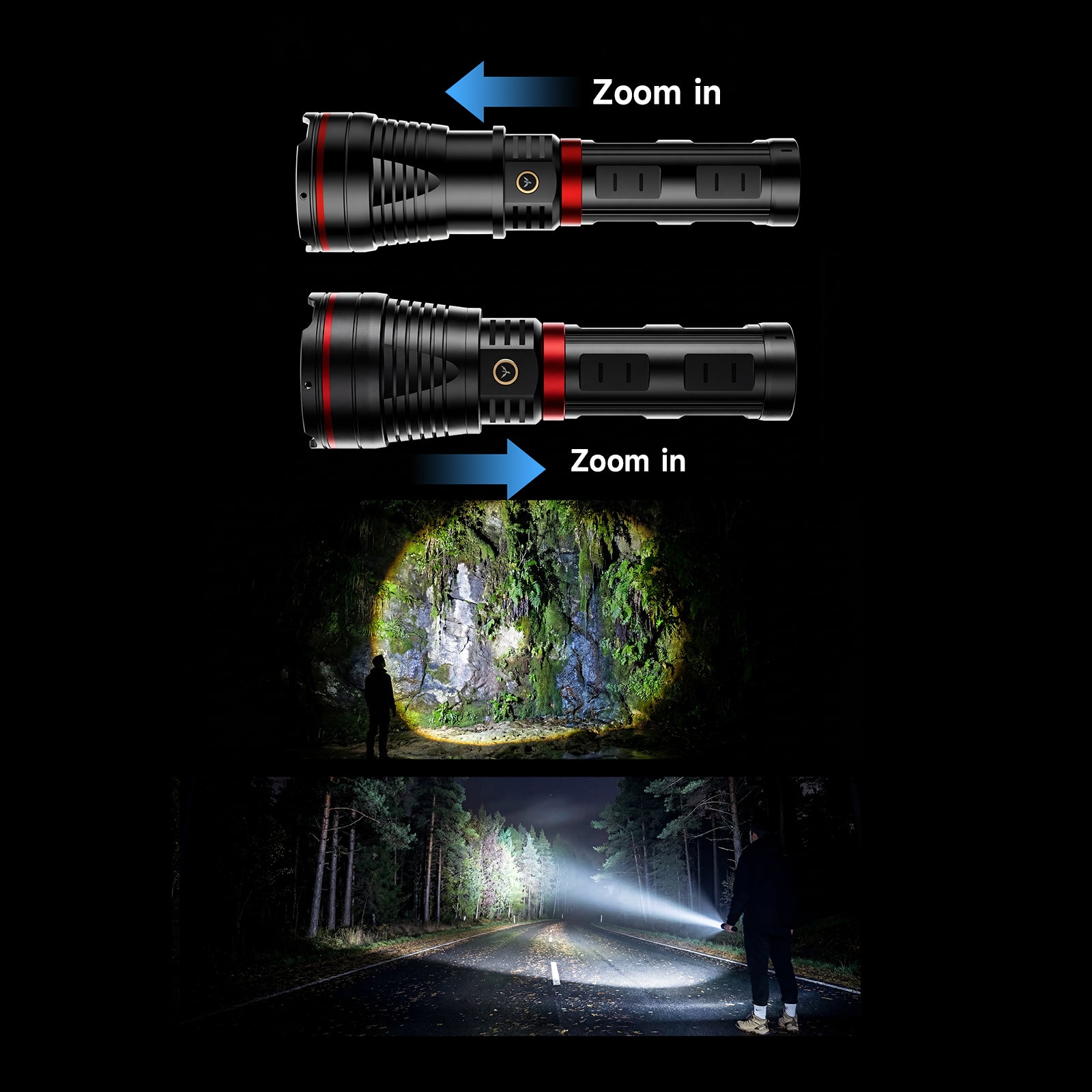 SkyFire 1209 Extra-Large Super Bright Flashlight