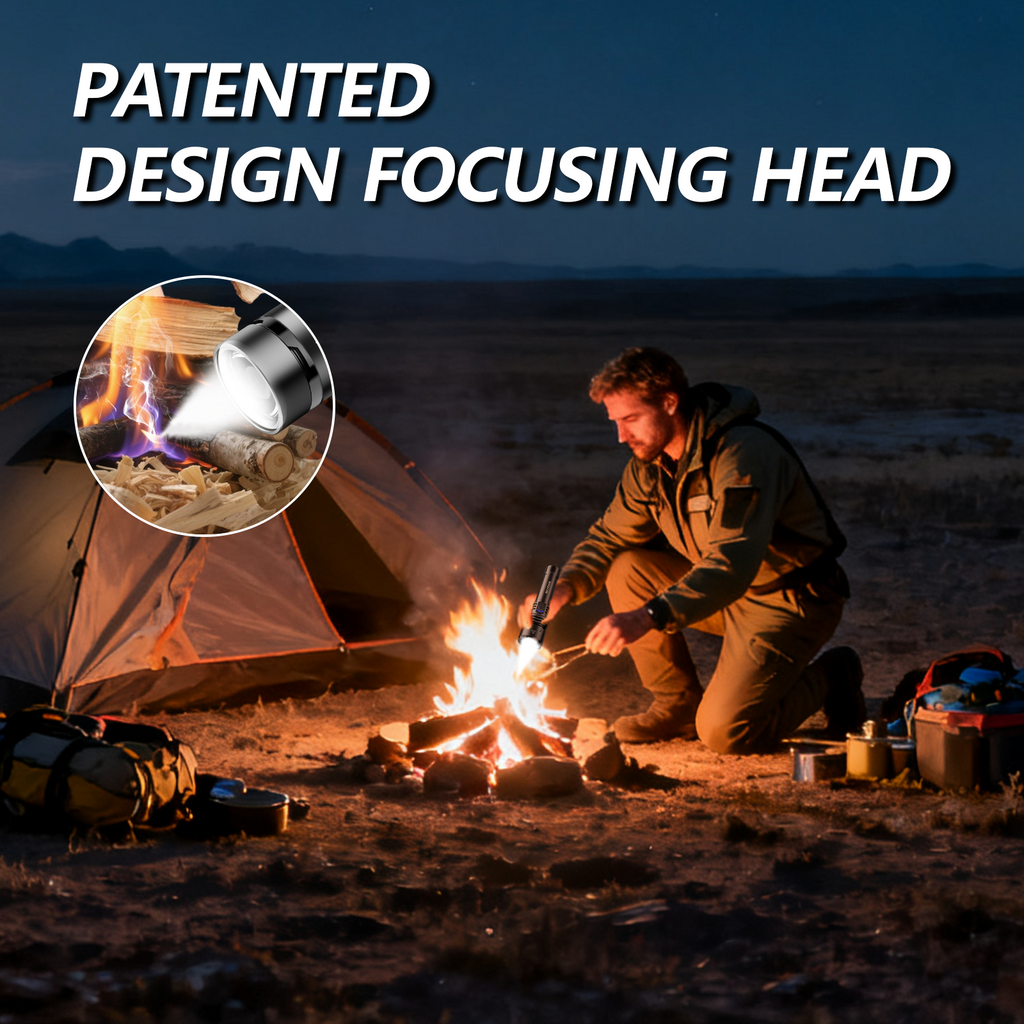 SkyFire® 1376 Upgraded High-Power Flashlight