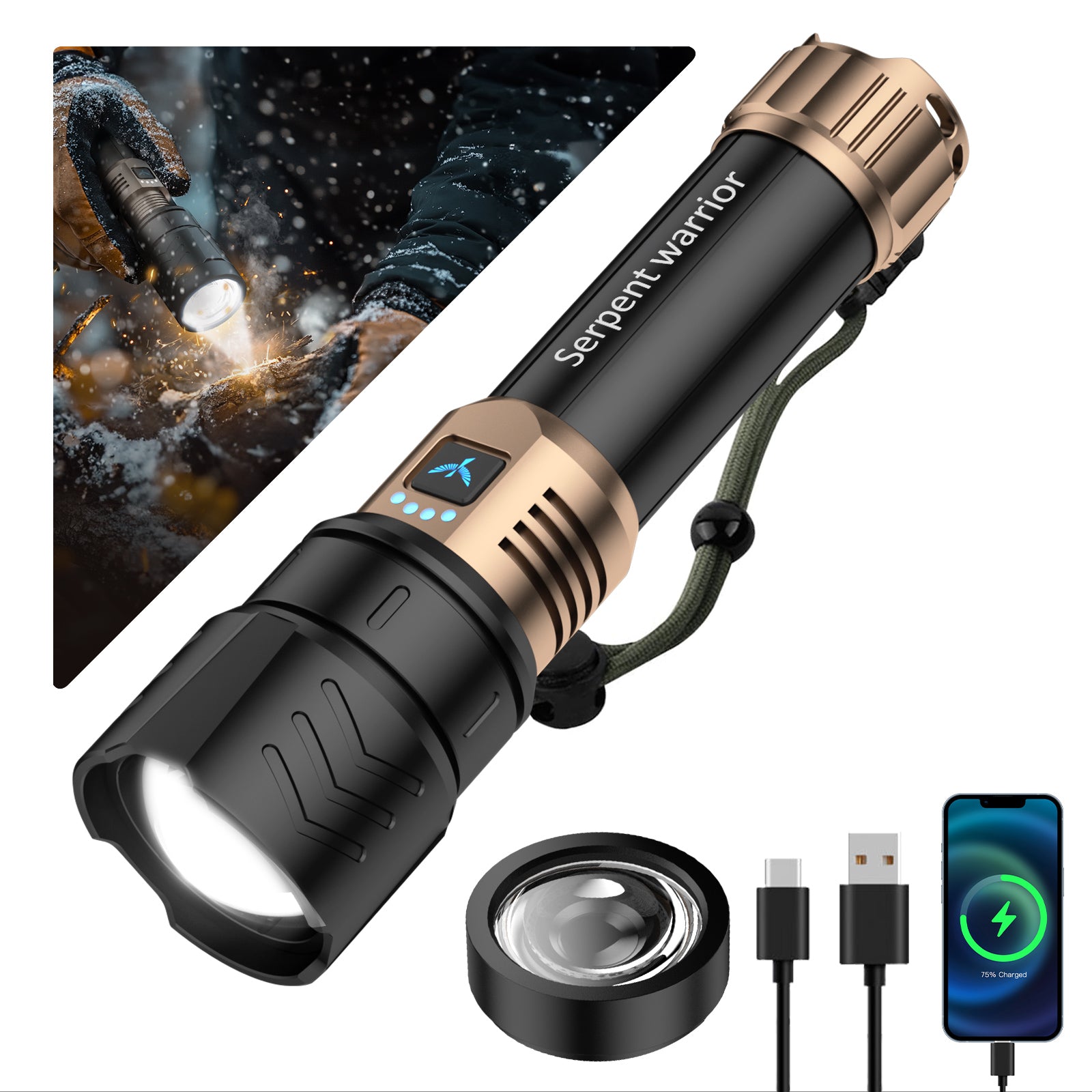 Serpent Warrior Flashlight