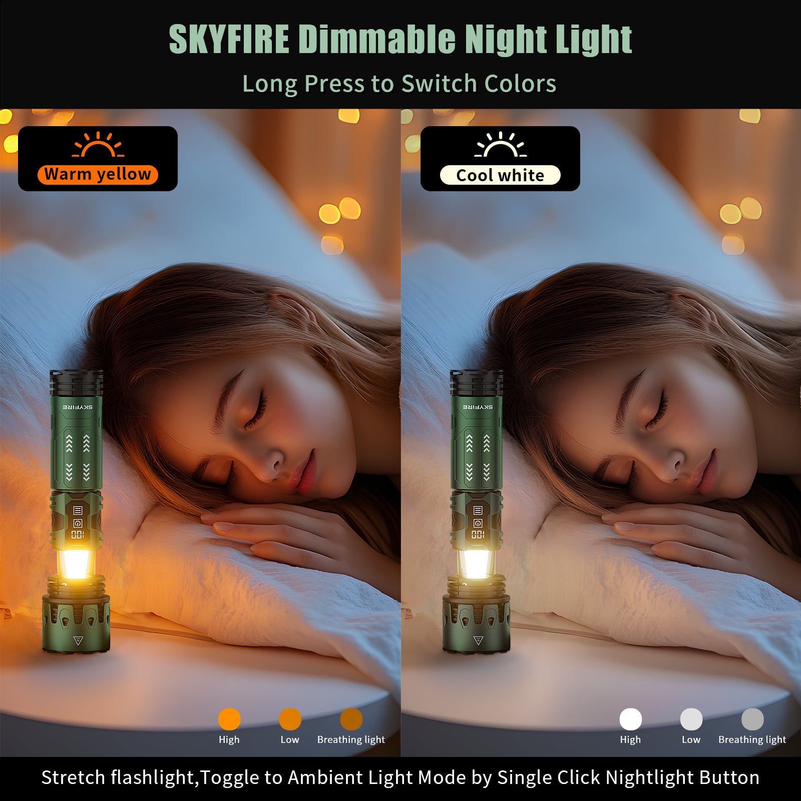SKYFIRE 2011  FLASHLIGHT丨Camping Light & Fire-Starting