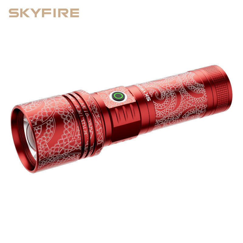 5158 Rechargeable Flashlight – Philips Authorized, Ignition Lens & Camping Light, Outdoor Tactical Use