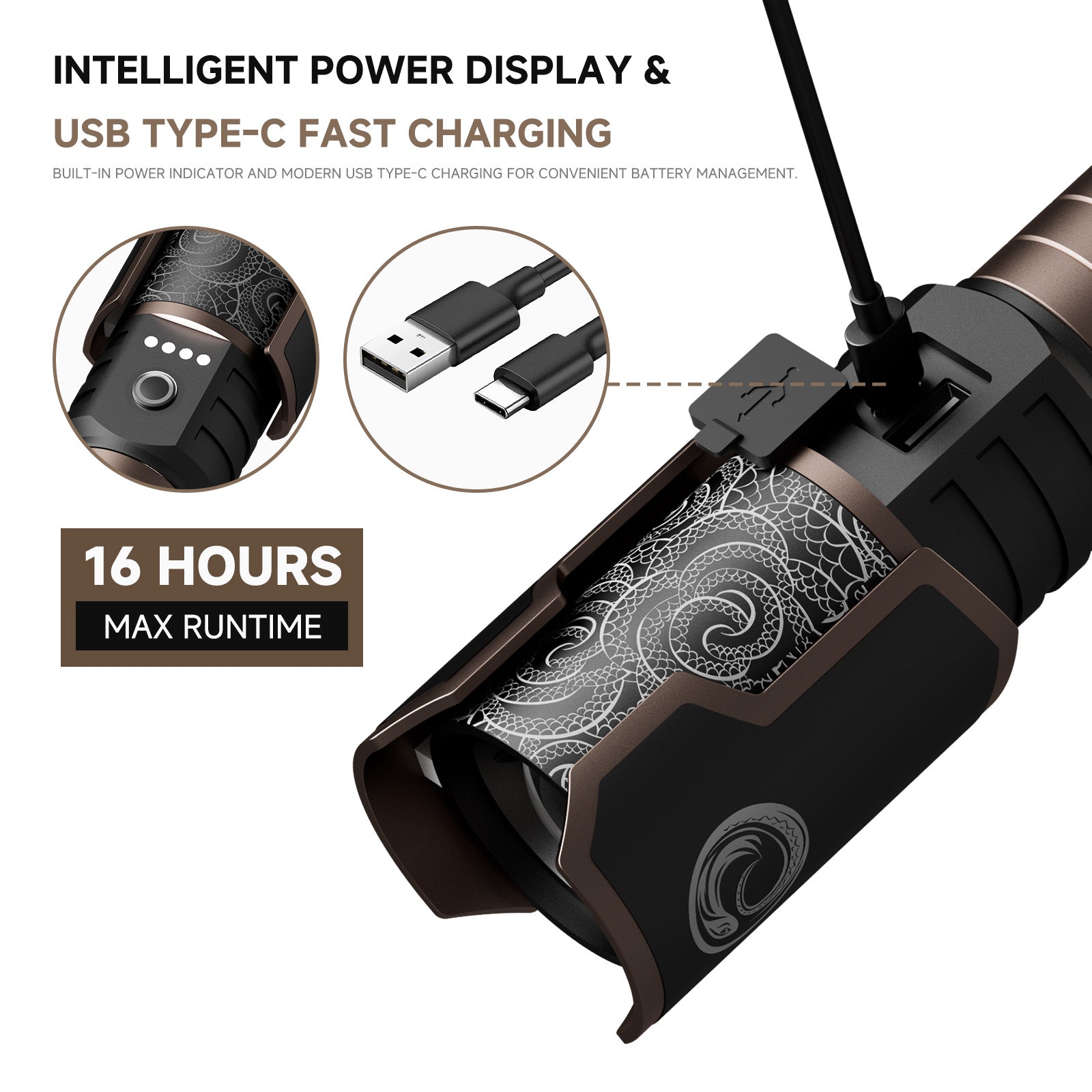 SkyFire 2025 Ultra-Bright High-Power Flashlight