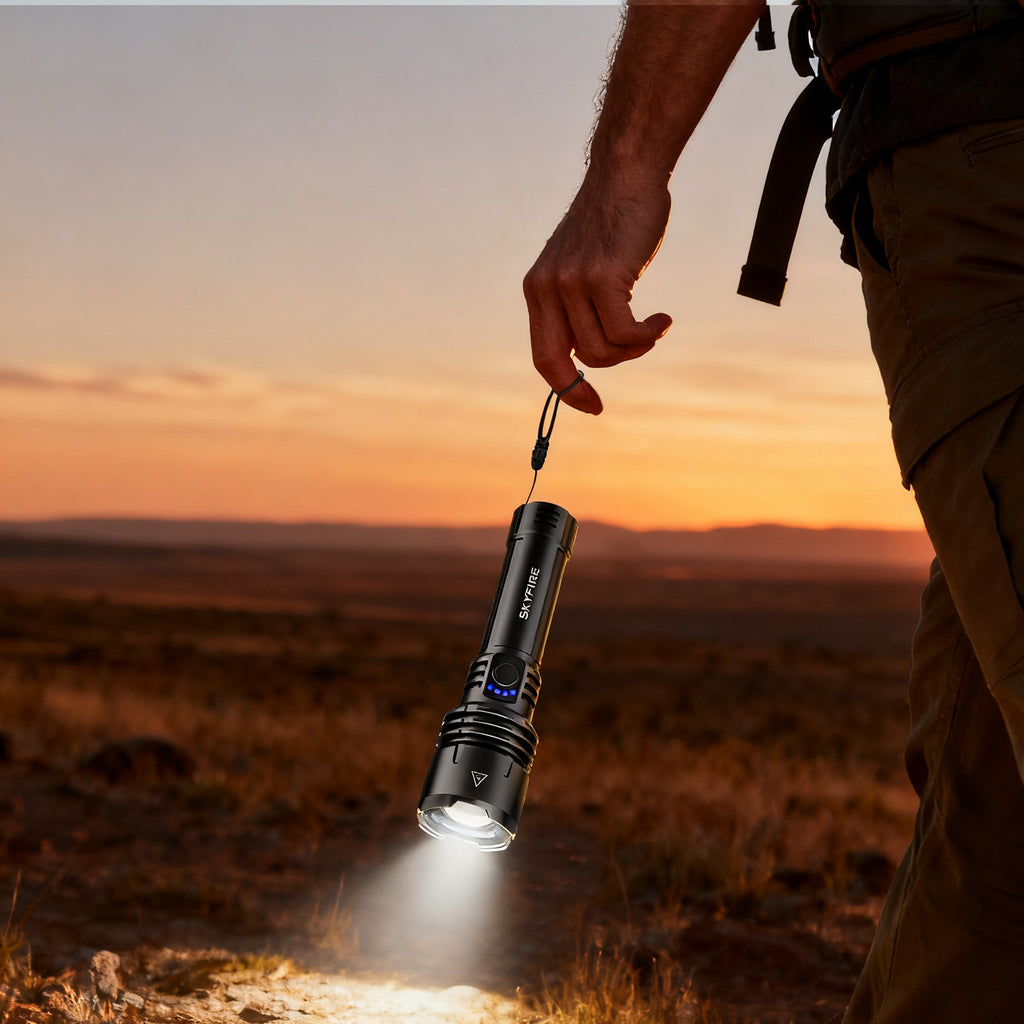 SkyFire® 1376 Upgraded High-Power Flashlight
