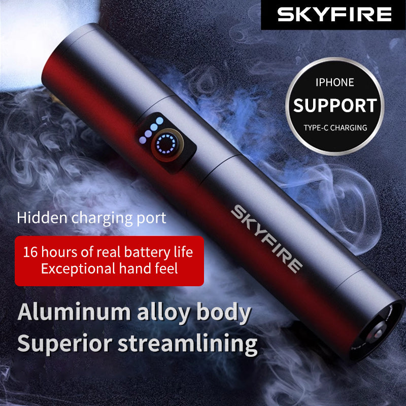 SKYFIRE 1353 Rechargeable Tactical Flashlight – 800 Lumens, Ignition Lens, Outdoor & Emergency Use