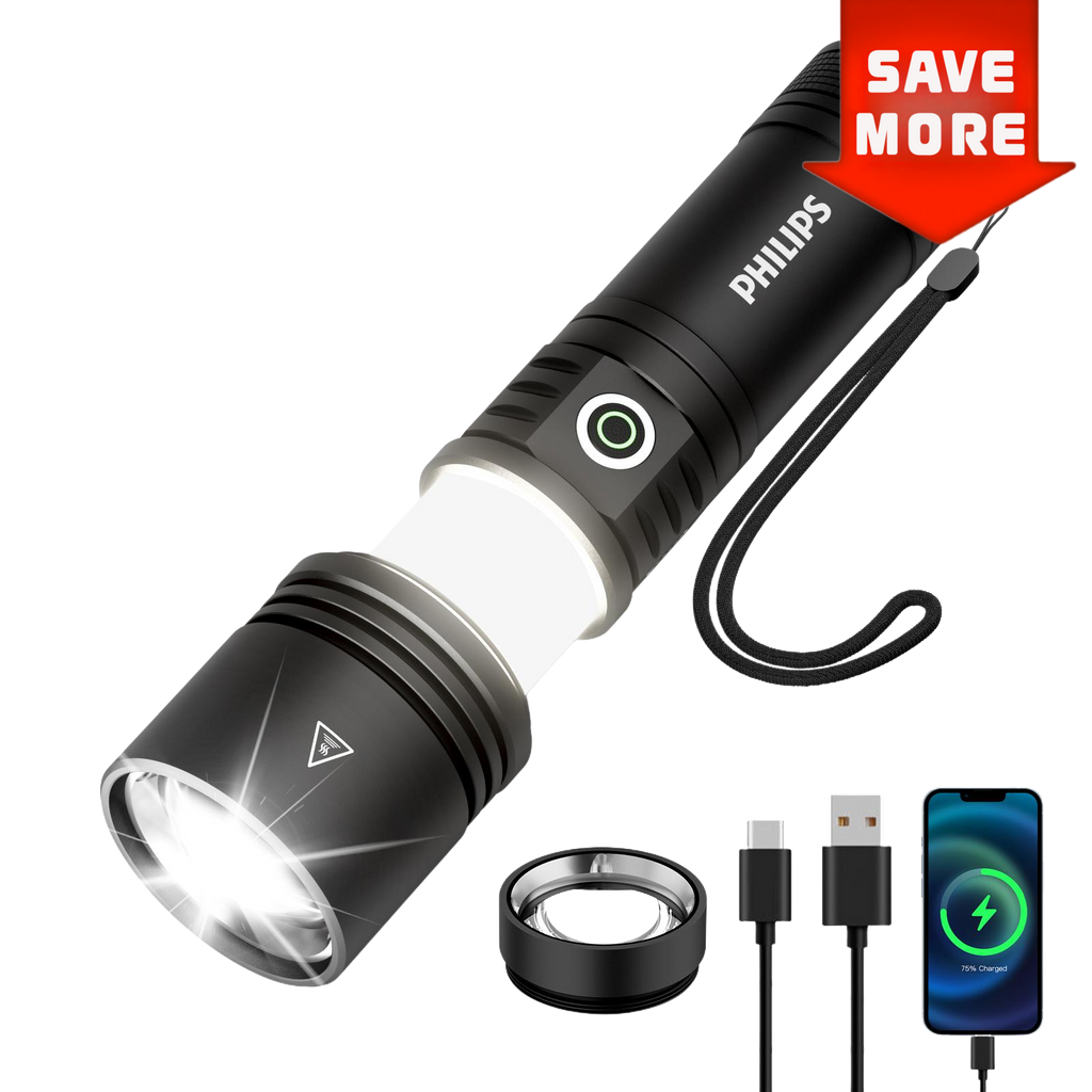 PHILIPS 5158 FLASHLIGHT CampingLight & Fire-Starting