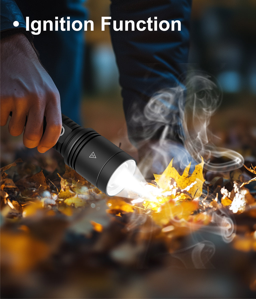 5158 Rechargeable Flashlight – Philips Authorized, Ignition Lens & Camping Light, Outdoor Tactical Use