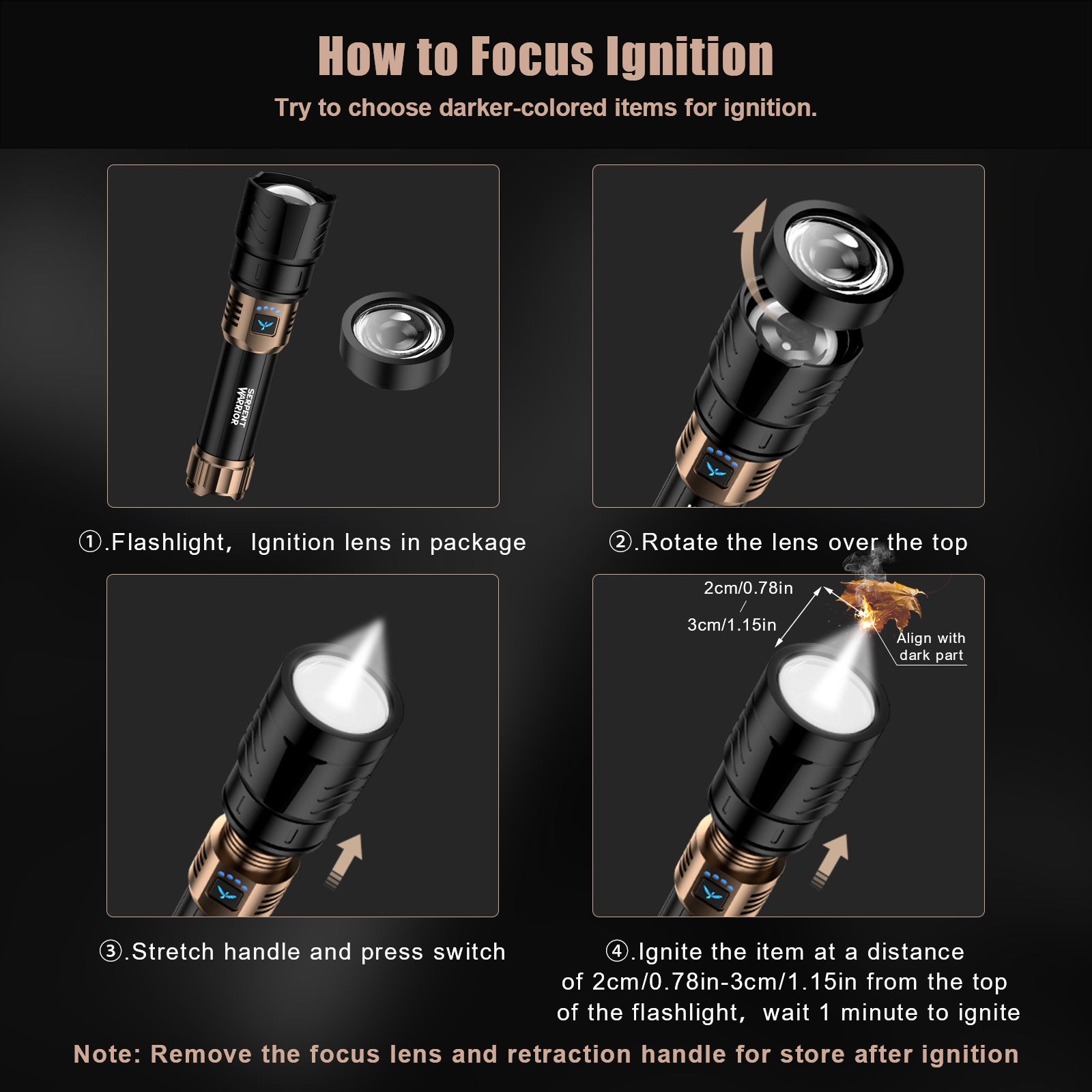 Serpent Warrior Flashlight