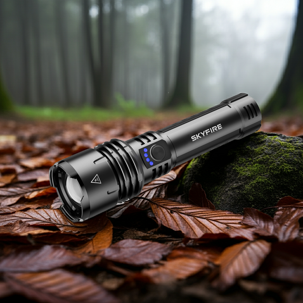 SkyFire® 1376 Upgraded High-Power Flashlight