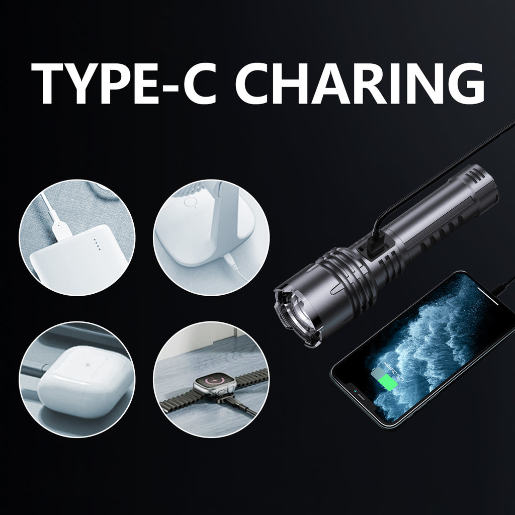 SkyFire® 1376 Upgraded High-Power Flashlight