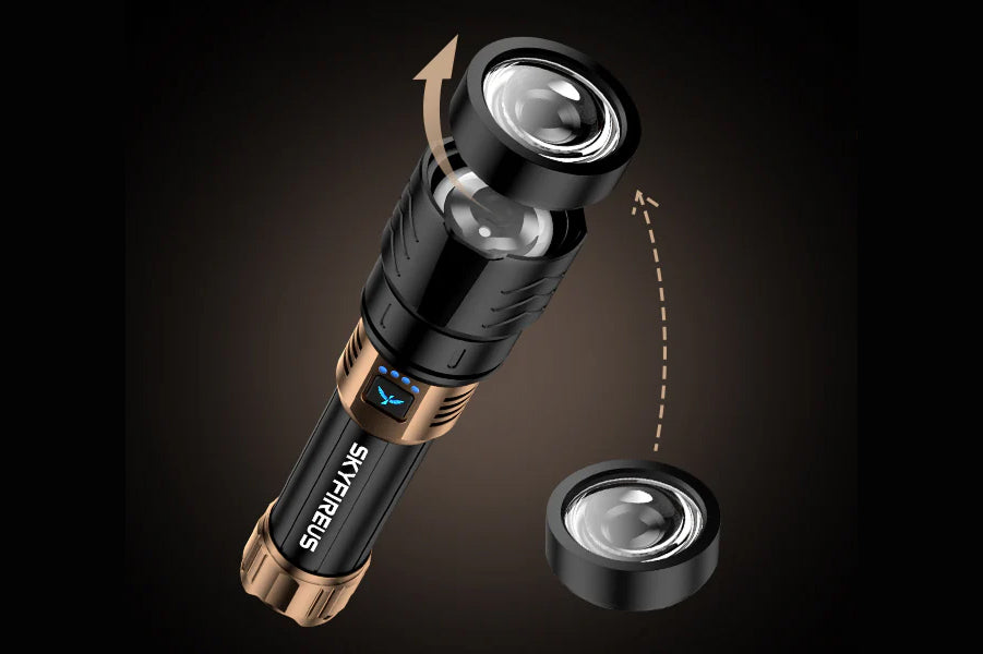 SKYFIRE 1097 [CANGLONG] Tactical Flashlight – 1300 Lumens