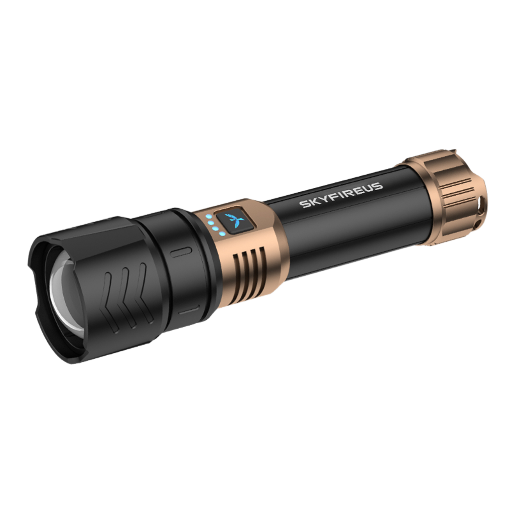 SKYFIRE 1097 FLASHLIGHT丨 High Lumens ＆ Fire-Starting