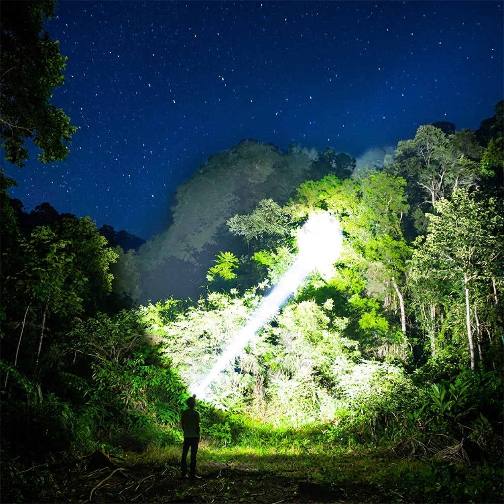 546 SKYFIRE 3000 Lumens Rechargeable Headlamp with Motion Sensor | IPX6 Waterproof for Camping Hiking
